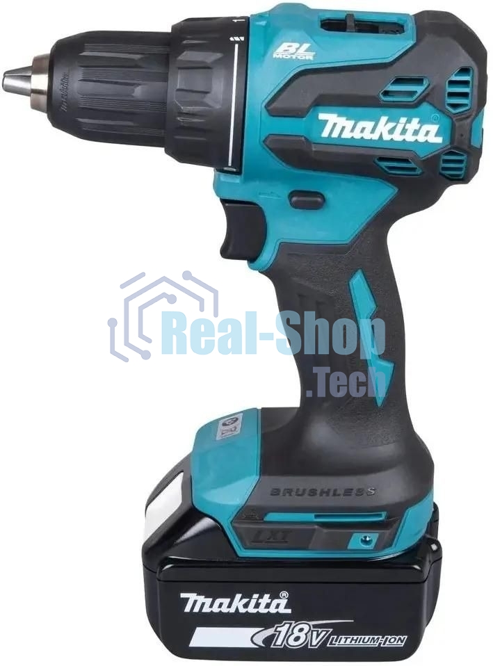 Дрель-шуруповерт Makita DDF490SF1J, 18 В, 3 Ач, 50 Нм, бесщеточный