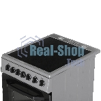 Плита электрическая Beko FFSE57114GS серебристый, конфорок 4 шт, духовка 55 л, 50 см x 85 см x 60 см