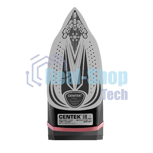 Утюг Centek CT-2313 розовый/черный, 2400 Вт, 50 г/мин, 185 г/мин, 350 мл