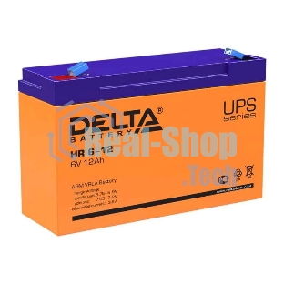 Батарея для ИБП Delta HR 6-12 (6V, 12Ah)