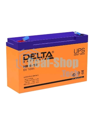 Батарея для ИБП Delta HR 6-12 (6V, 12Ah)