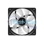 Вентилятор для корпуса DEEPCOOL RF120W DP-FLED-RF120-WH черный 120мм 1300rpm 22db 4-pin