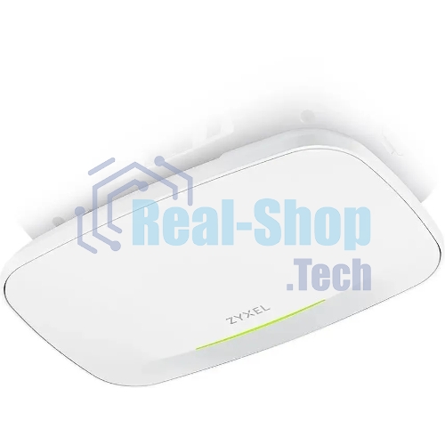 Точка доступа Zyxel NebulaFlex NWA130BE, WiFi 7, 802.11a/b/g/n/ac/ax/be (2,4 и 5 ГГц), MU-MIMO, антенны 2x2, до 688+4320 Мбит/с, 2xLAN 2.5GE, PoE
