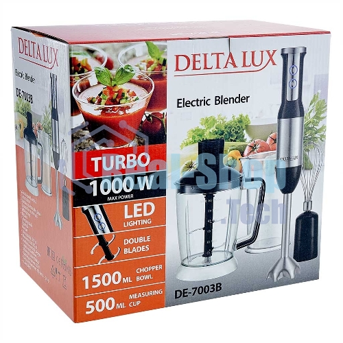 Блендер погружной Delta Lux DE-7003B черный