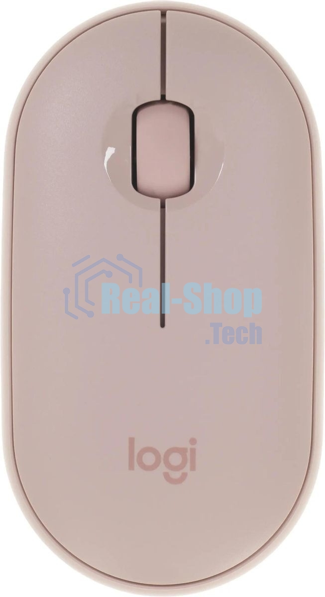 Мышь беспроводная Logitech Pebble M350 розовый, 1000 dpi, радиоканал, Bluetooth, USB, кнопки - 3