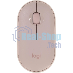 Мышь беспроводная Logitech Pebble M350 розовый, 1000 dpi, радиоканал, Bluetooth, USB, кнопки - 3