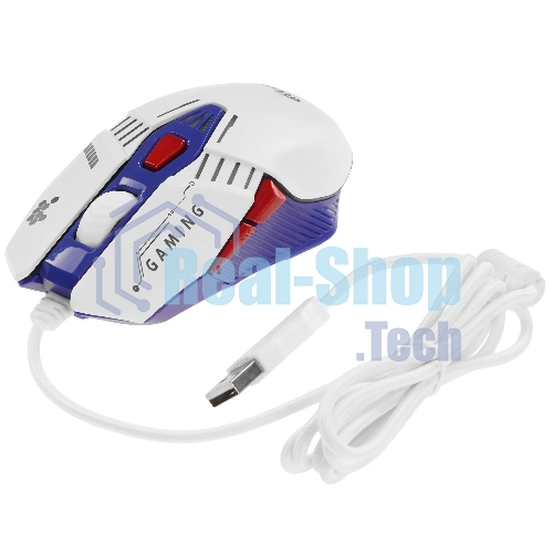 Мышь проводная Ritmix ROM-400 White