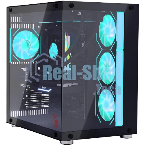 Компьютер Bloody BD-PC CZ79C3 MT i7 14700KF (3.4) 64Gb SSD 1Tb RTX 5070Ti 16Gb Win 11H 64 2.5xGbitEth 850W черный (RUS) (2129080)