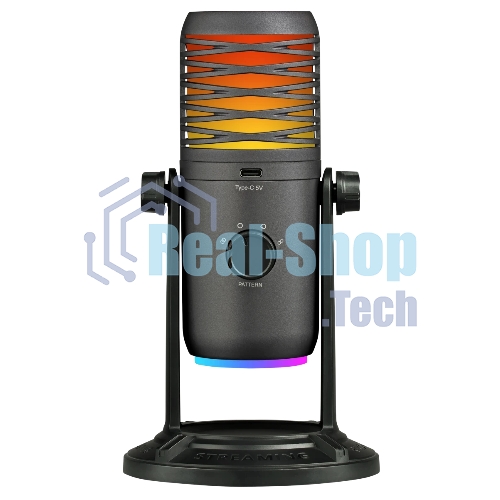 Игровой стрим микрофон Redragon Stellaris GM306 USB,омнидир,подсветка_1