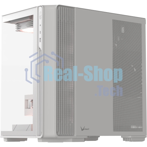 Компьютерный корпус Formula V Line Crystal Z7 PA White, ATX, TYPE-C*1, USB3.0*1, Front+Side Glass, SIDE 3x PERFORMANCE ARGB, REAR 2x PERFORMANCE ARGB