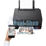МФУ струйное Canon Pixma G3470 (5805C029AA), A4, цветной, печ. до 11/6 стр/мин. (ч/б/цв.), 4800 x 1200 dpi (печ.), 600x1200dpi (скан.), USB, Wi-Fi черный