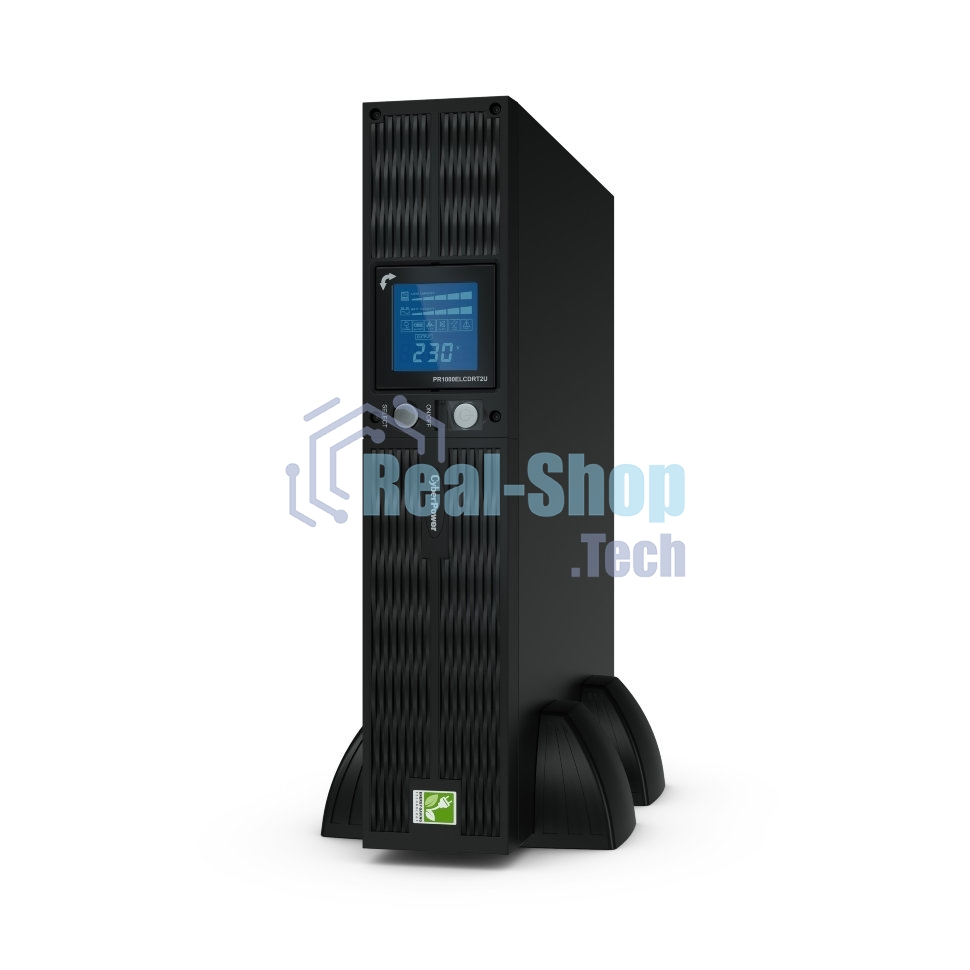 Источник бесперебойного питания CyberPower PR1000ELCDRT2UA / 1000ВА / 900Вт / USB/RS-232/Dry/EPO/SNMPslot/RJ11/45 (8x 320 IEC С13)