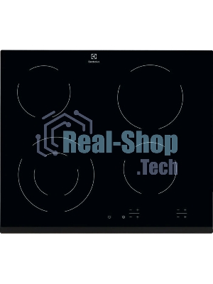 Электрическая варочная поверхность Electrolux EHF6241FOK, 4 конфорки, с зоной расширения, стеклокерамика, 6400 Вт