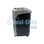 Шредер Office Kit SA375 серый/черный с автоподачей (секр.P-4) фрагменты 375лист. 42лтр. скрепки скобы пл.карты CD