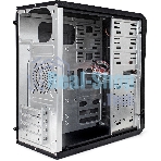 Компьютерный корпус Minitower ExeGate BA-202-UNS500 (mATX, БП UNS500 с вент. 12см, 2хUSB, аудио, черный)