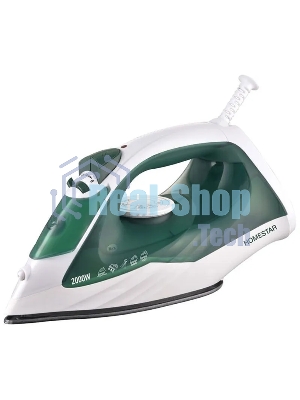 Утюг Homestar HS-4008 белый/зеленый, 2000 Вт, 120 г/мин, 260 мл