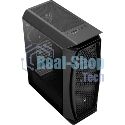 Компьютерный корпус Aerocool/Formula Aero One Eclipse-G-BK-v1 черный без БП ATX 4x120мм 2xUSB 3.0 audio