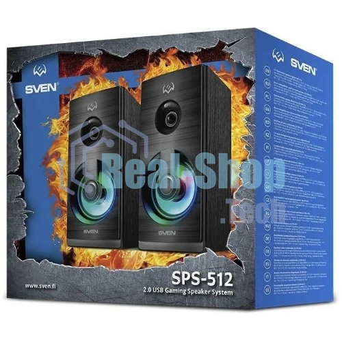 Акустическая система SVEN SPS-512 2.0 черные