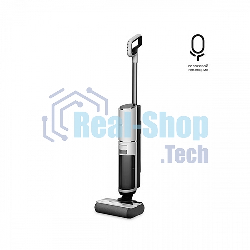 Пылесос вертикальный BQ VCA1002W белый/черный, питание от аккумулятора, 30 Вт, уборка влажная/сухая, пылесборник 0.75 л, бак для жидкости 0.85 л, работа от АКБ max 45 мин