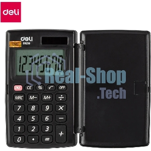 Калькулятор карманный Deli E39219 серый 8-разр.