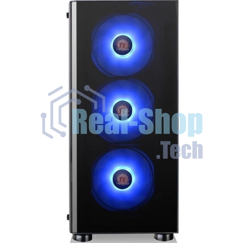 Компьютерный корпус V200 TG RGb CA-1K8-00M1WN-01 Black/Win/SPCC/Tempered Glass*1/120мм RGb Fans*3 + 120мм Standard Fan*1/MB Sync