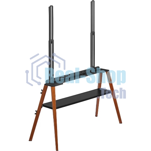 Подставка для телевизора Cactus CS-ST3647BKWN черный/орех, 49