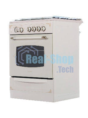 Плита газовая Gefest ПГ 6100-03 0279 бежевый, конфорок 4 шт, духовка 52 л, 60 см x 85 см x 60 см