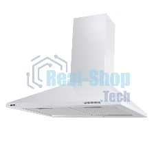 Вытяжка каминная HOMSair Delta 60 белый, 60 см, 600 куб. м/ч, 47 дБ