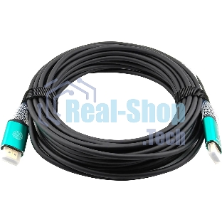 Кабель аудио-видео Cactus CS-HDMI-AOC-2.1-10 HDMI (m)/HDMI (m) 10м. позолоч.конт. черный