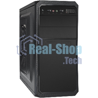 Компьютерный корпус Minitower ExeGate BA-202-UNS500 (mATX, БП UNS500 с вент. 12см, 2хUSB, аудио, черный)