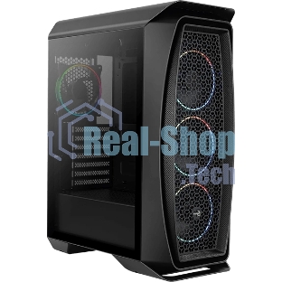 Компьютерный корпус Aerocool/Formula Aero One Eclipse-G-BK-v1 черный без БП ATX 4x120мм 2xUSB 3.0 audio