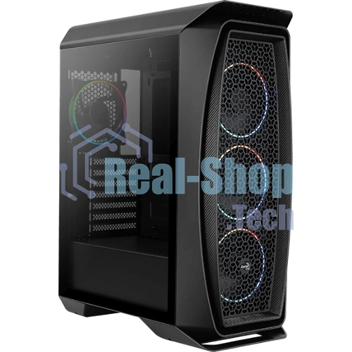 Компьютерный корпус Aerocool/Formula Aero One Eclipse-G-BK-v1 черный без БП ATX 4x120мм 2xUSB 3.0 audio