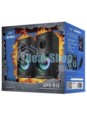 Акустическая система SVEN SPS-512 2.0 черные