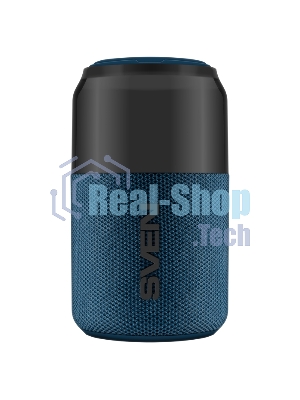 Колонка портативная SVEN PS-130 blue (10 Вт, USB, Bluetooth, питание от USB/аккумулятора)
