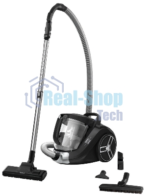 Пылесос Tefal TW4855EA черный, 550 Вт, уборка сухая, пылесборник контейнер 2.5 л