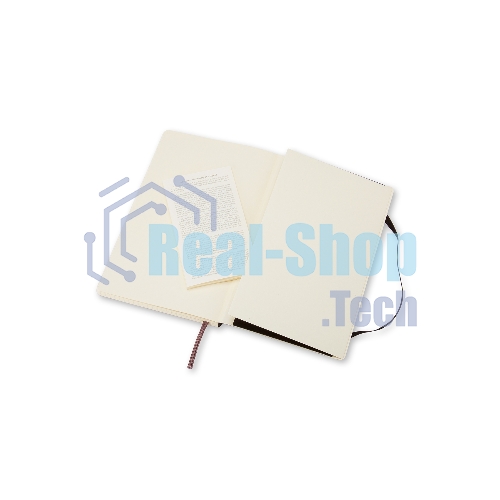 Блокнот Moleskine CLASSIC SOFT QP617 Large 130х210мм, 192 страниц, клетка, мягкая обложка, черный