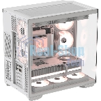 Компьютерный корпус Formula V Line Crystal Z7 PA White, ATX, TYPE-C*1, USB3.0*1, Front+Side Glass, SIDE 3x PERFORMANCE ARGB, REAR 2x PERFORMANCE ARGB
