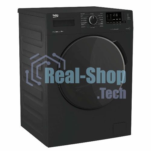Стиральная машина Beko WSPE6H616A черный, загрузка фронтальная 6,5 кг, 1200 об/мин., класс: А++