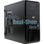 Компьютерный корпус Midi Tower InWin PE689 Black USB 3.0*2+A(HD)+fron fan 120мм*1+rear fan 120мм*1+ 2*2SATA+1*1SATA+Intrusion Switch/holes for SL20” ATX RACKMOUNT*(без блока питания)