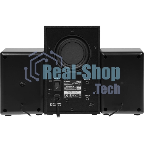 Акустическая система SVEN MS-90 черный (2x2.5W+ сабвуфер 5W, дерево)