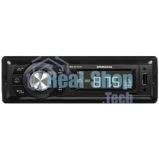 Автомагнитола Soundmax SM-CCR3062B, 1 DIN, Bluetooth, USB Type-A, AUX