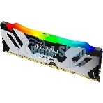 Оперативная память Kingston Fury Renegade, DDR5, 48Gb (1x48Gb), 6000MHz, CL32, DIMM, с радиатором, RGB, cеребристый/черный