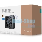Блок питания Deepcool/GamerStorm PL800D (R-PL800D-FC0B-WDEU-V2), 800Вт, 80 PLUS Bronze, 120мм, черный