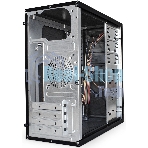 Компьютерный корпус Minitower ExeGate BA-202-UNS350 (mATX, БП UNS350 с вент. 12см, 2хUSB, аудио, черный)