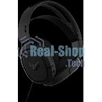 Гарнитура ASUS TUF Gaming H1 Wireless чёрный, беспроводная + проводная, USB/USB-C, до 15 ч, виртуальный 7.1, шумоподавление микрофона