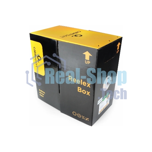 Кабель FPC Cablexpert UPC-5004E-SOL кат.5e CCA однож. 305м pullbox, серый