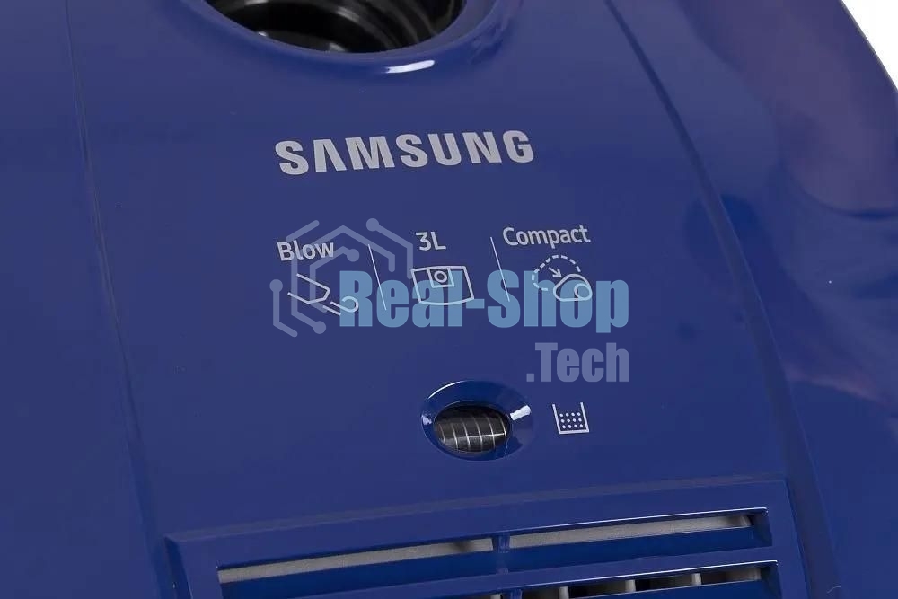 Пылесос Samsung VCC4140V3A синий, 320/1600 Вт, уборка сухая, пылесборник мешок 3 л