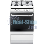 Плита газовая Hansa FCGW51001 белый, конфорок 4 шт, духовка 56 л, 50 см x 85 см x 60 см