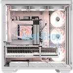 Компьютерный корпус Formula V Line Crystal Z7 PA White, ATX, TYPE-C*1, USB3.0*1, Front+Side Glass, SIDE 3x PERFORMANCE ARGB, REAR 2x PERFORMANCE ARGB
