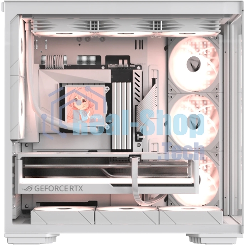 Компьютерный корпус Formula V Line Crystal Z7 PA White, ATX, TYPE-C*1, USB3.0*1, Front+Side Glass, SIDE 3x PERFORMANCE ARGB, REAR 2x PERFORMANCE ARGB
